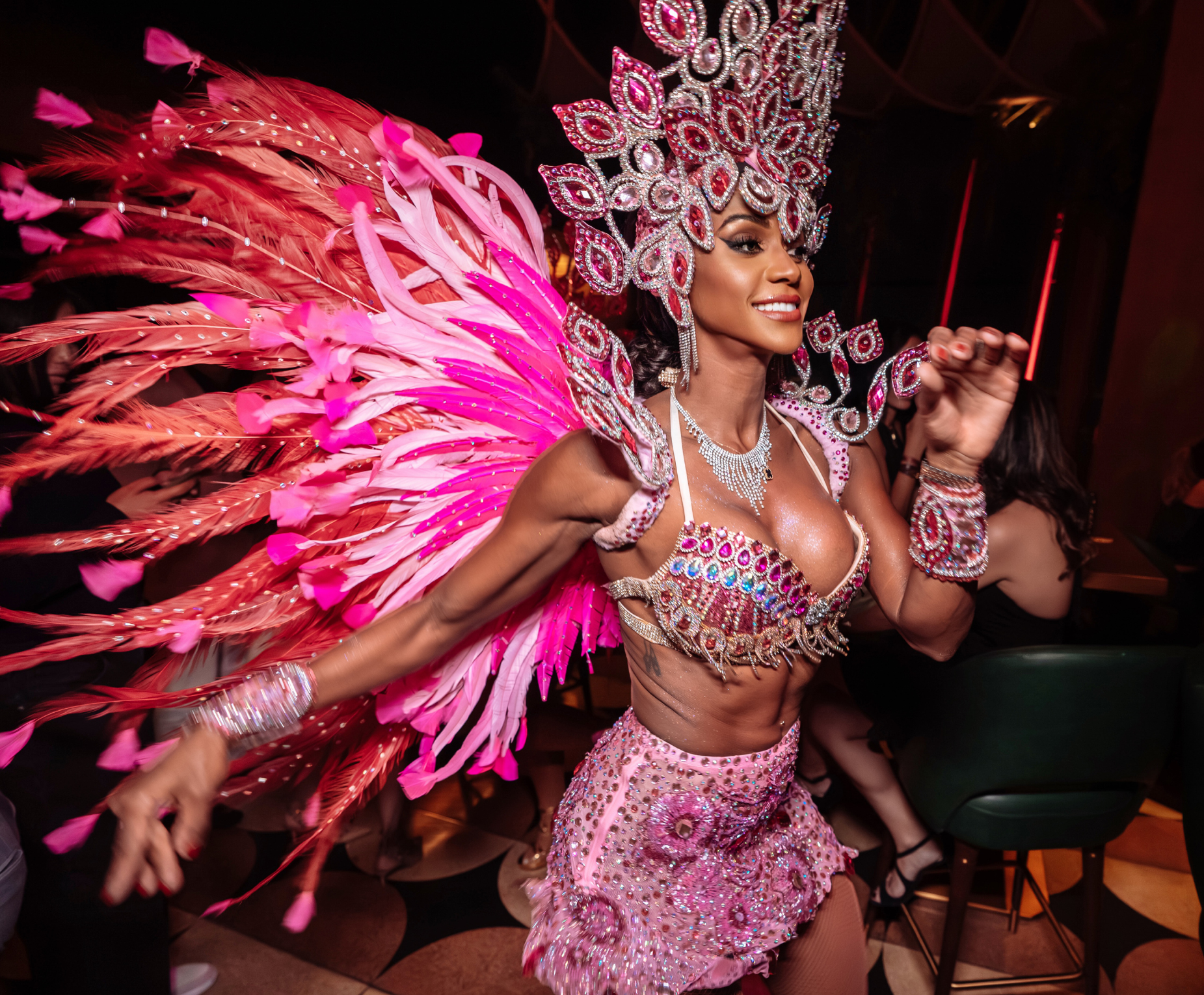 dancer at sushisamba LOUCO dubai