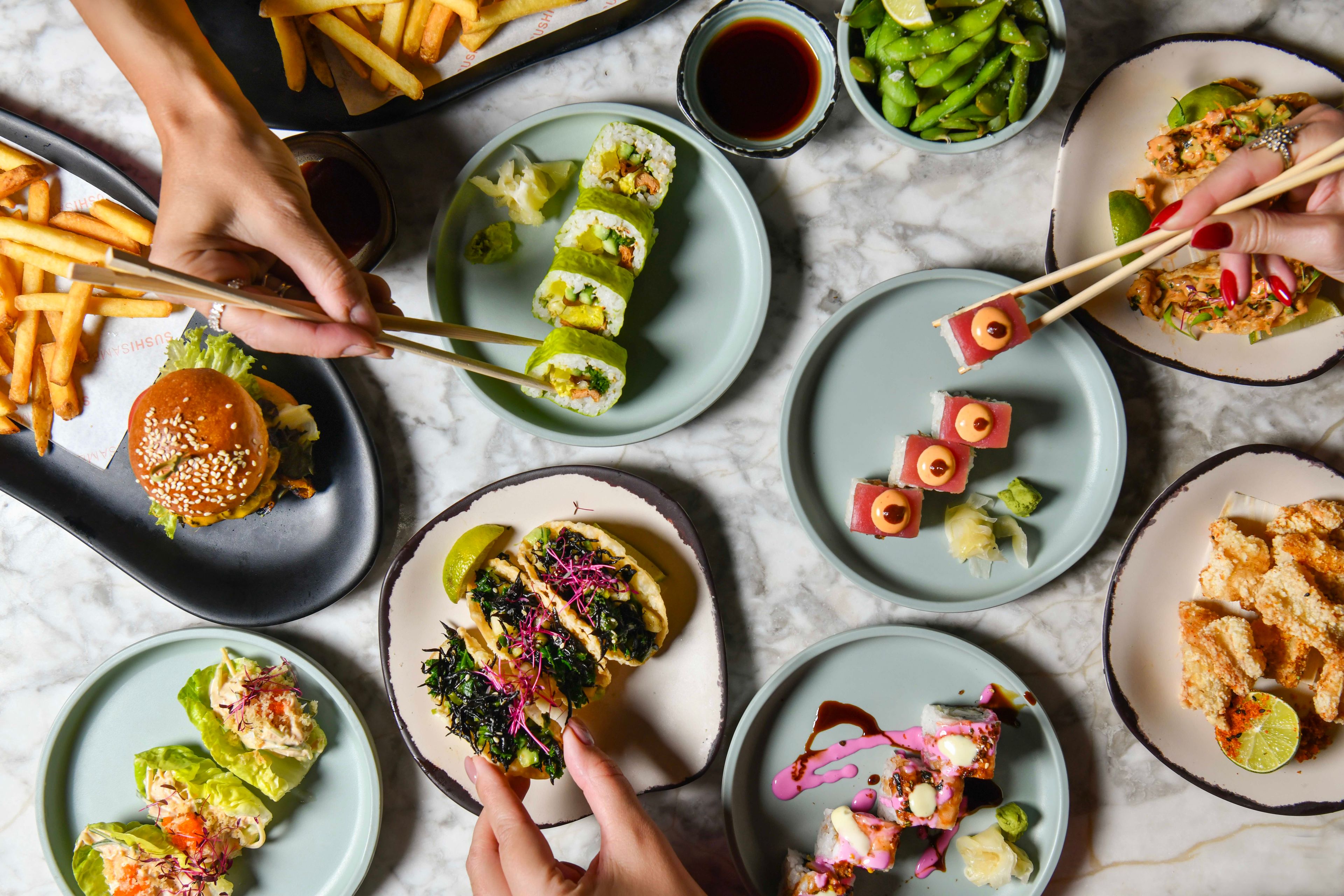 SUSHISAMBA DOHA BEACH CLUB DISHES