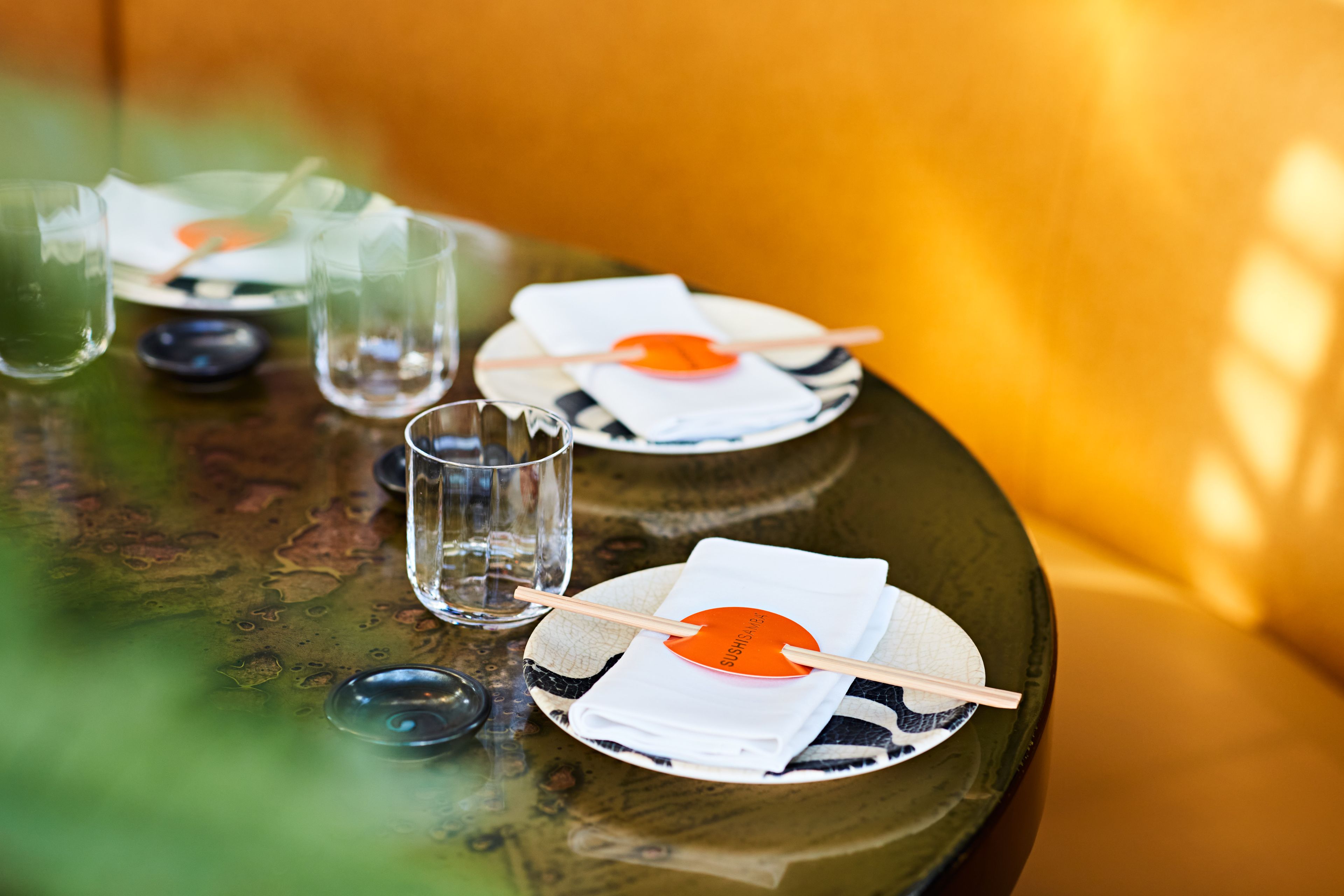sushisamba table setting