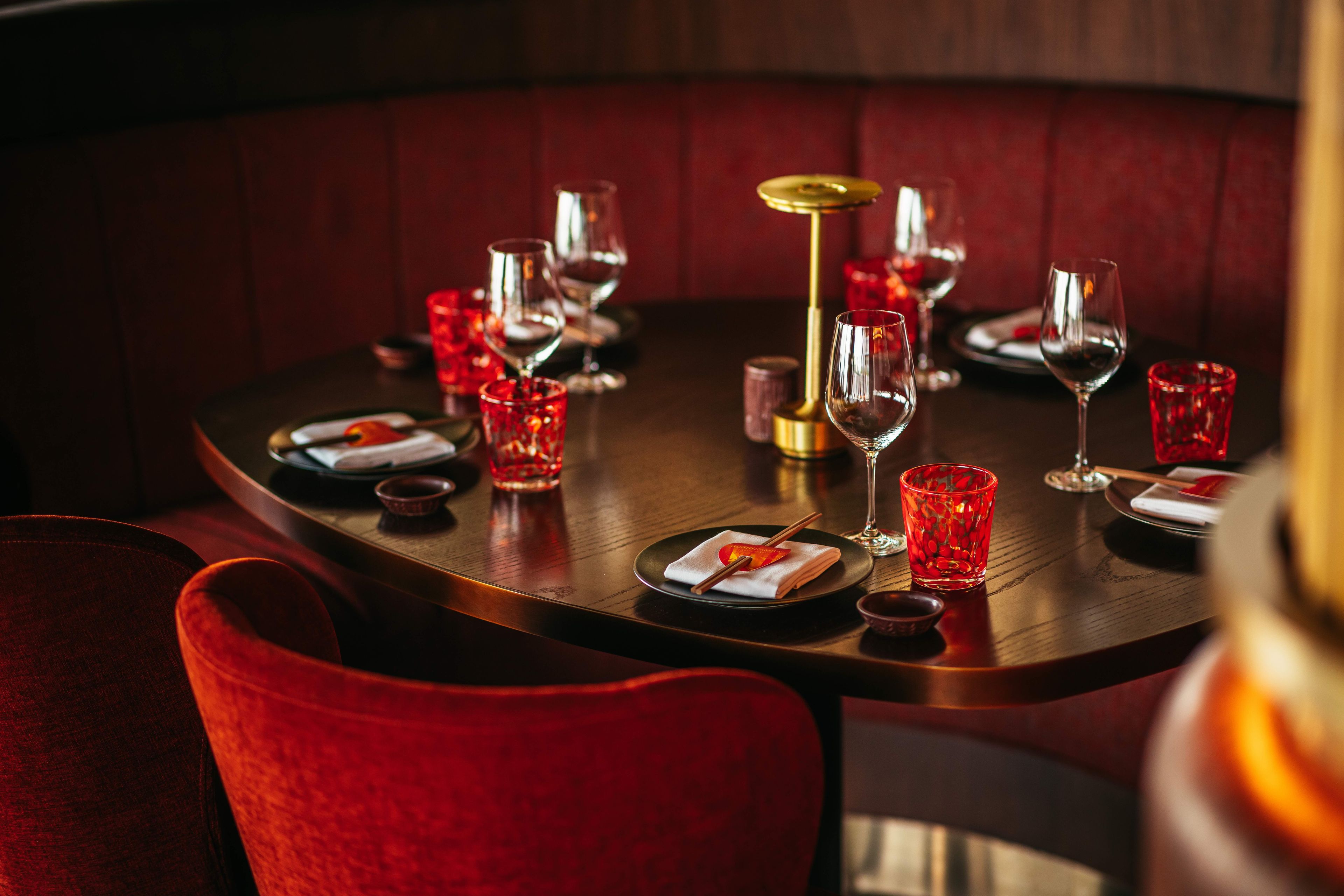 SUSHISAMBA ABU DHABI table setting