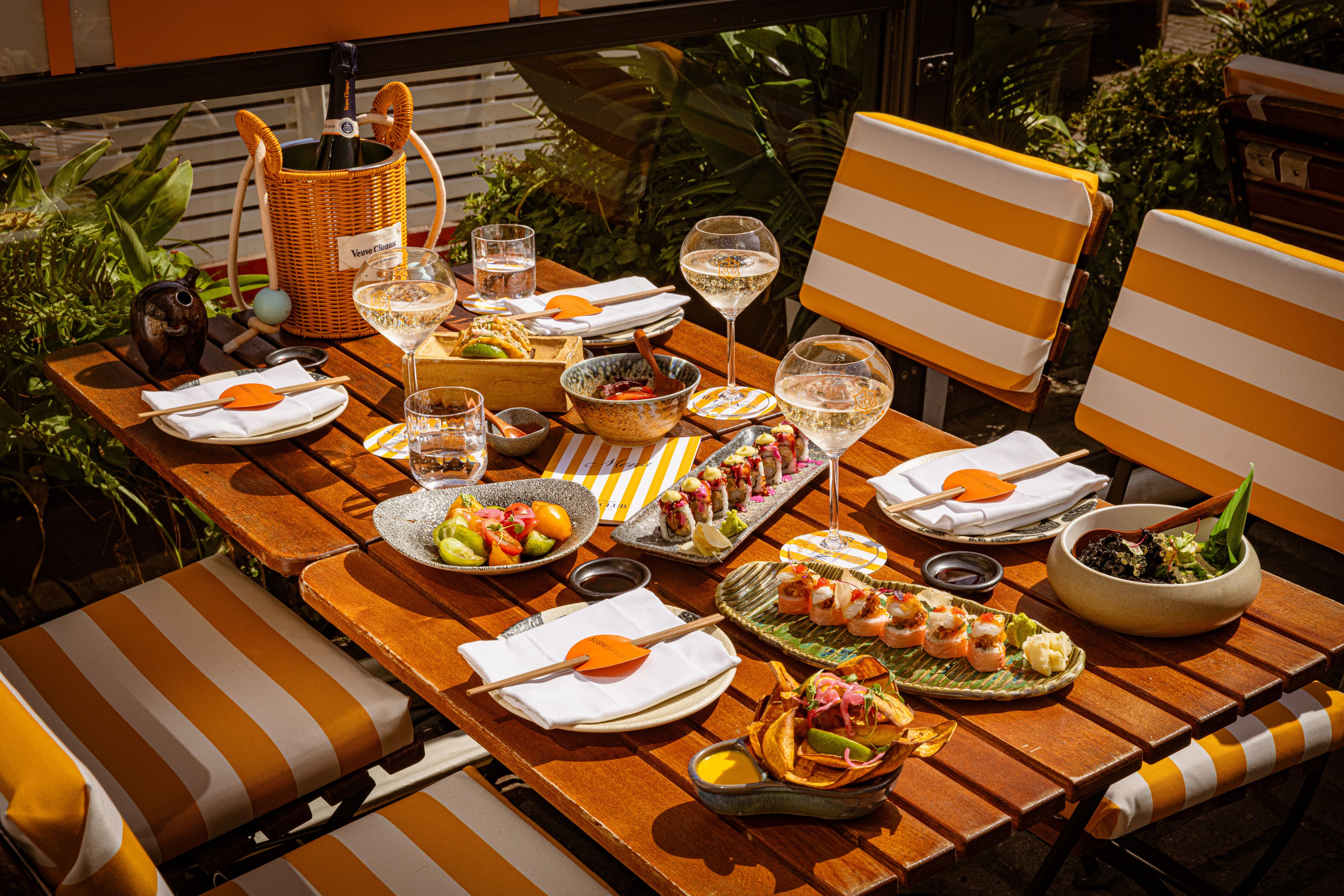 SUSHISAMBA Covent Garden veuve cliquot sun club terrace