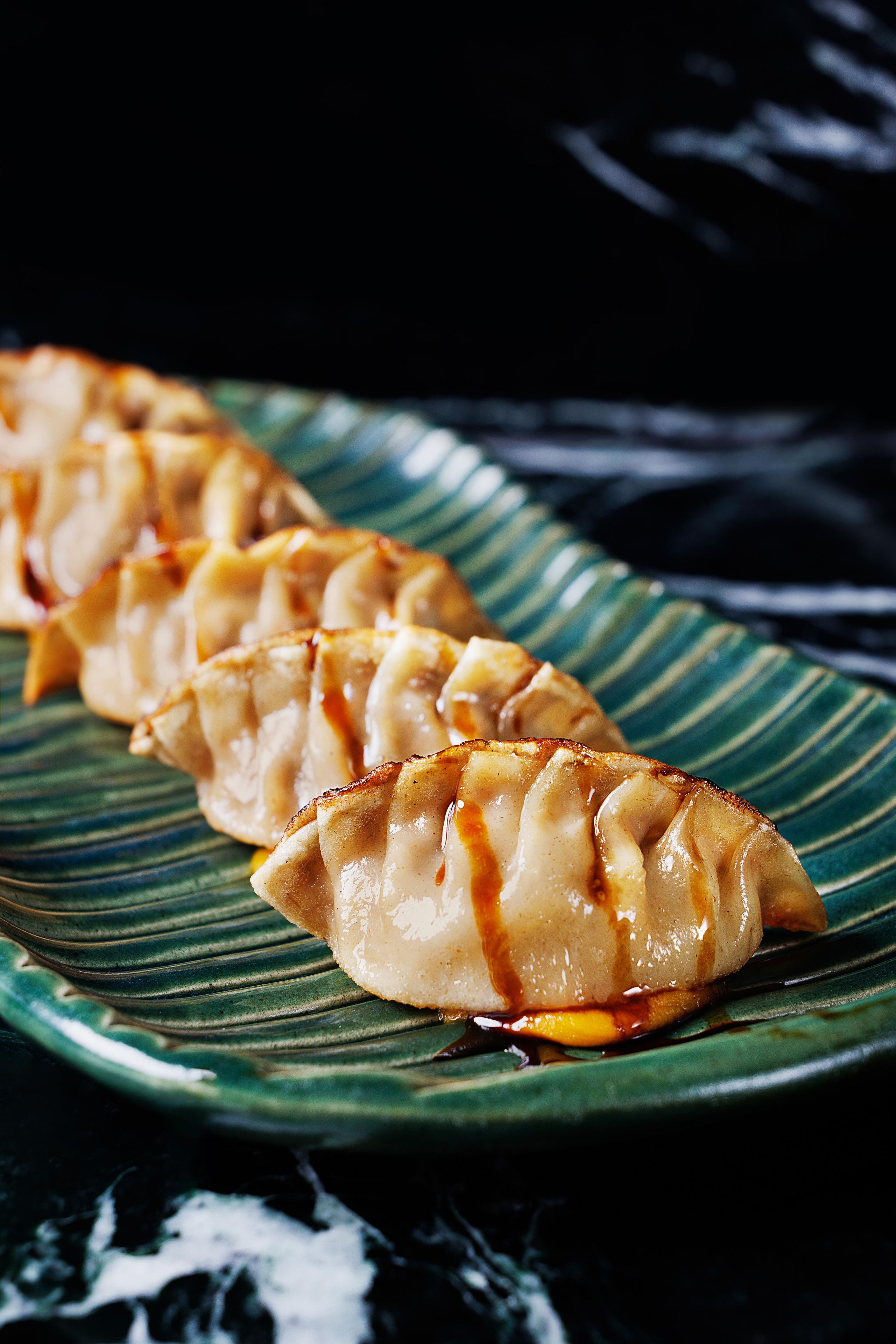 SUSHISAMBA Japanese A5 wagyu gyoza