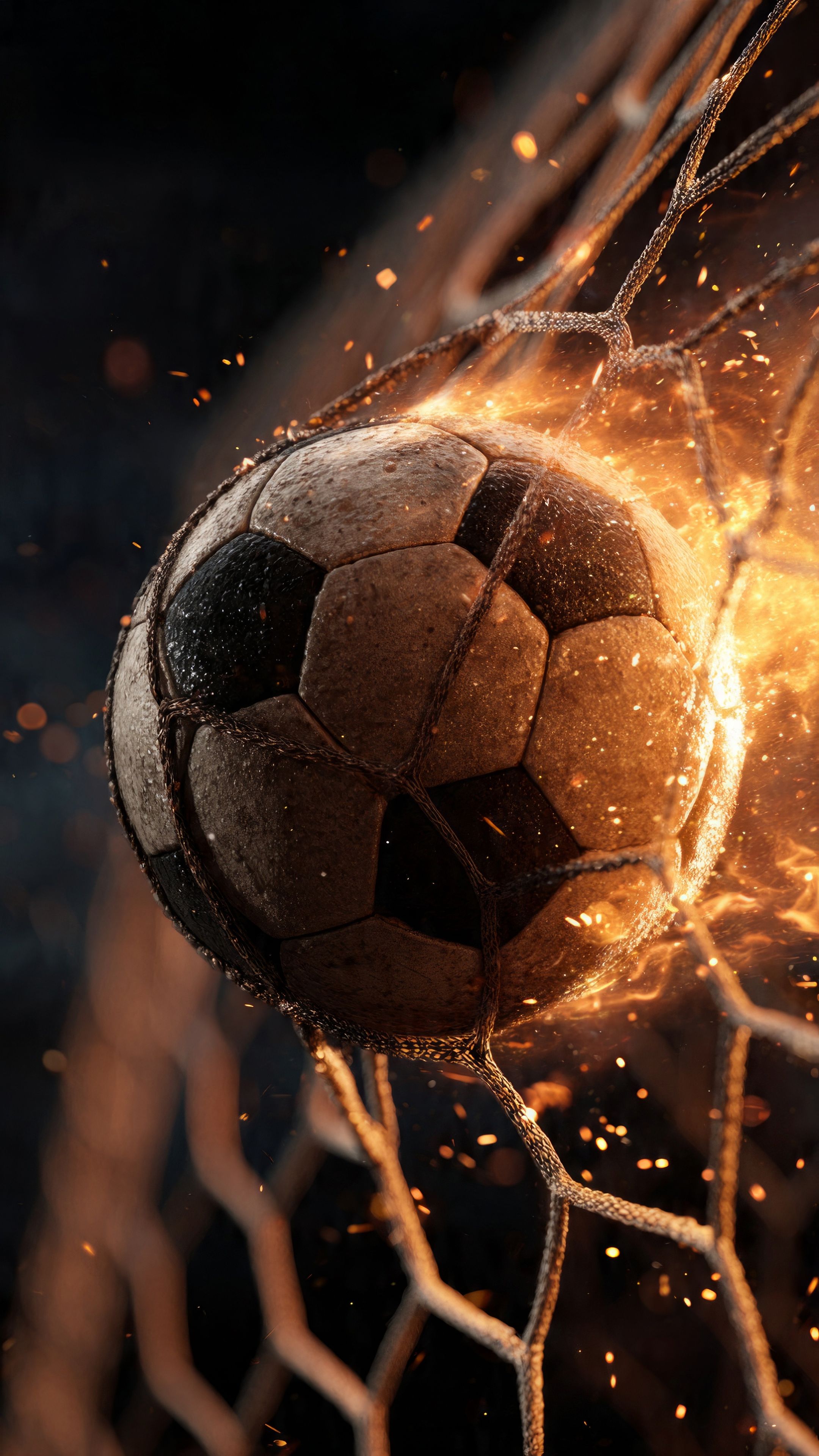 SUSHISAMBA Summer Games, image of soccer ball kicked into a goal