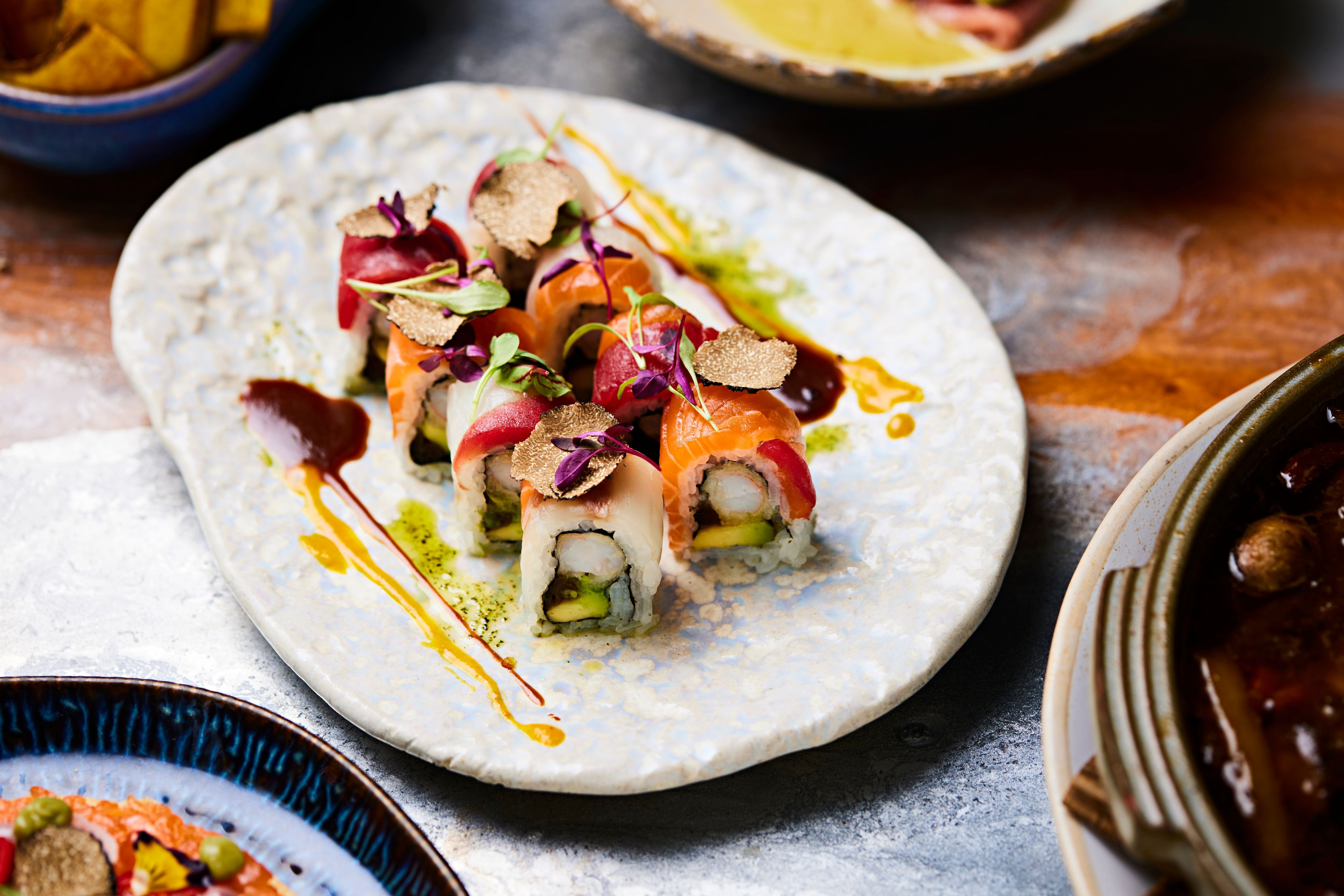 SAMBAZONIA roll from the festive taste of samba menu